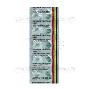Apotek Online - GRISEOFULVIN PRAVA 500MG TABLET