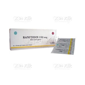 Apotek Online - RANITIDINE ERELA 150MG TABLET